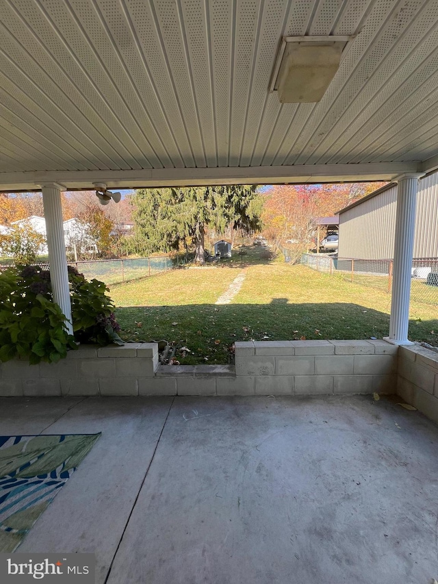 view of patio / terrace