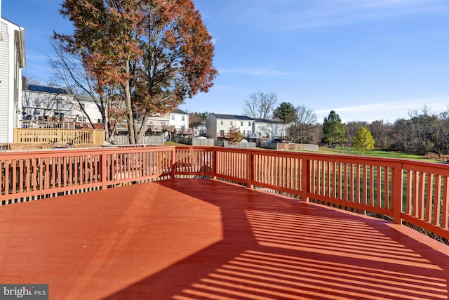 view of deck