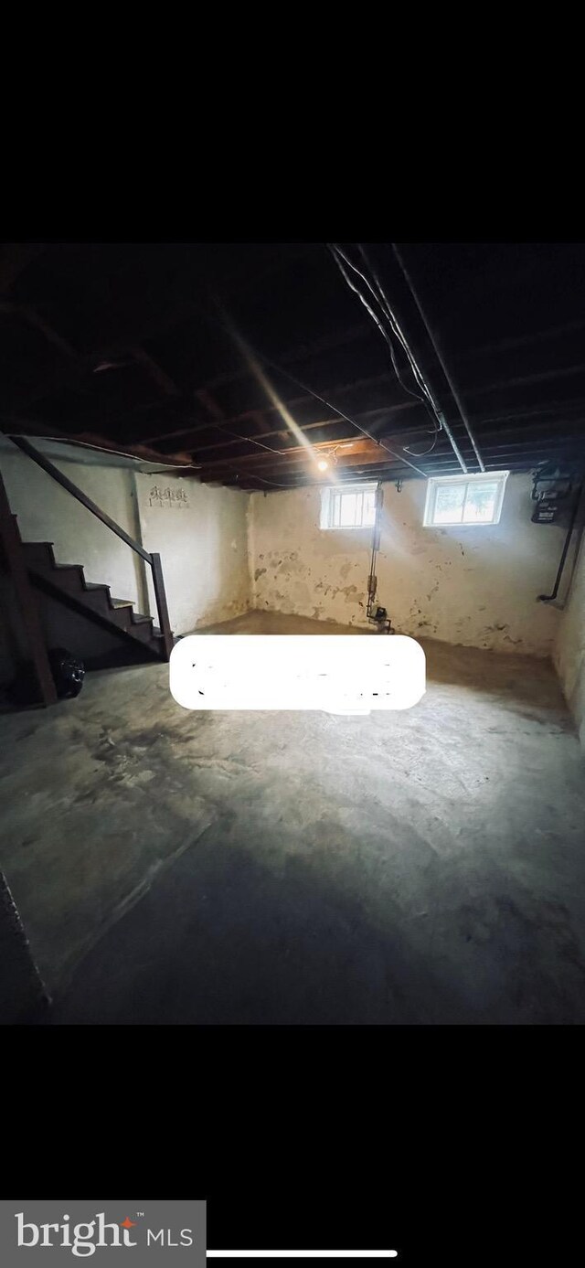 6412 Akron St, Philadelphia, PA 19149 - below grade area with stairs