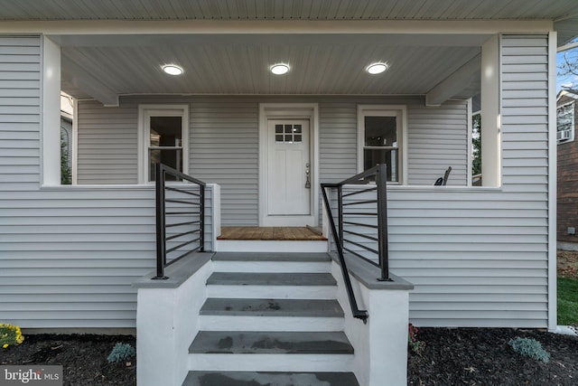 view of property entrance