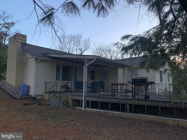 view of rear view of house