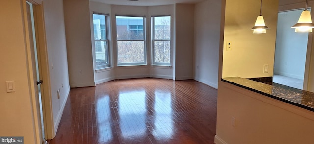 interior space featuring wood-type flooring