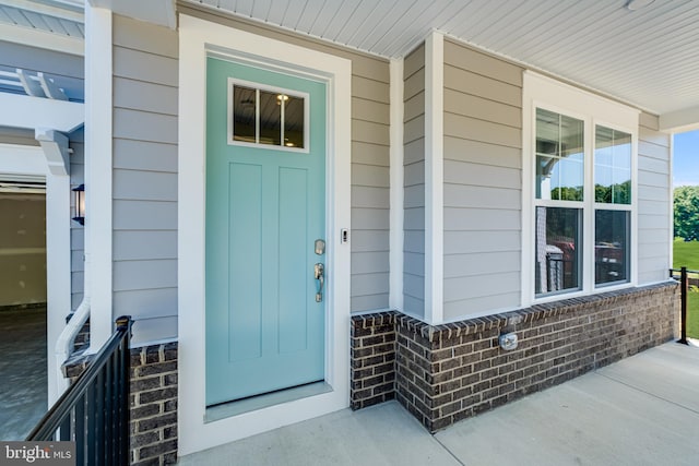 view of entrance to property