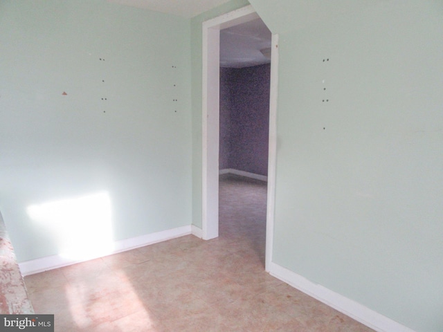 view of unfurnished room