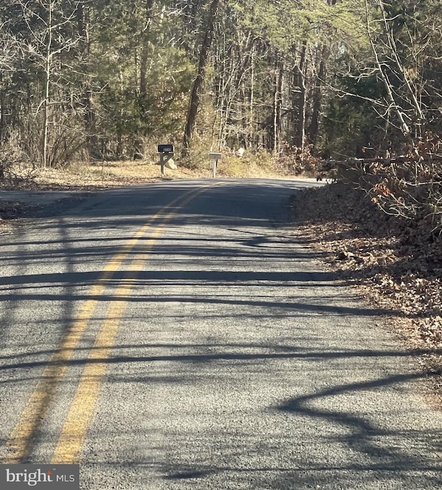 view of road