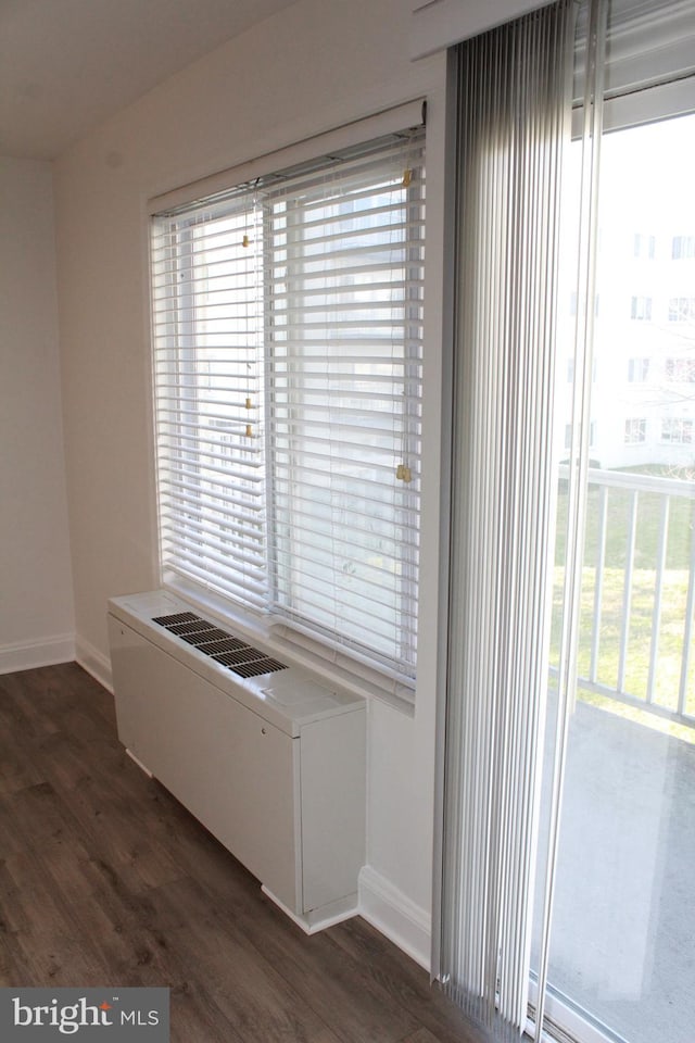 interior details with hardwood / wood-style floors