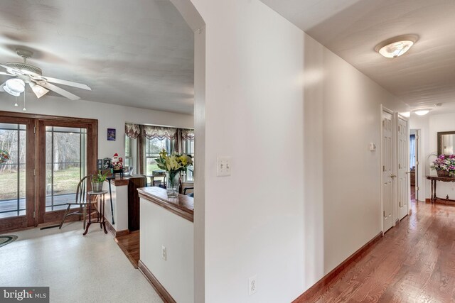 310 Updyke Rd, Littlestown, PA 17340 - hall featuring arched walkways and baseboards