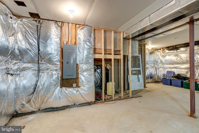 310 Updyke Rd, Littlestown, PA 17340 - unfinished below grade area with electric panel
