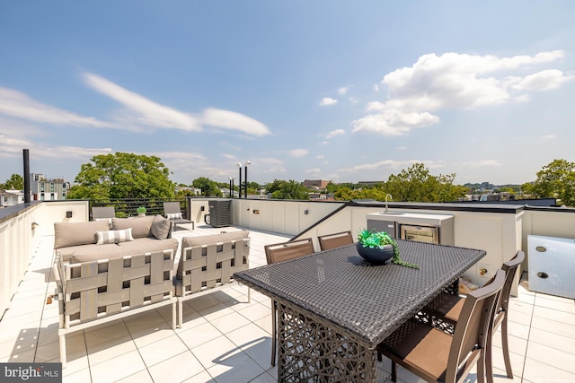 view of patio / terrace with outdoor lounge area