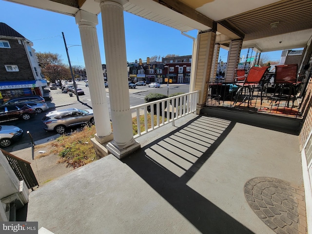 view of patio / terrace with covered porch