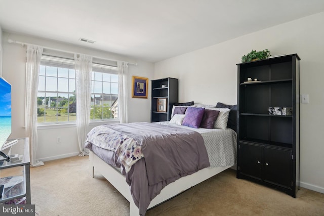 bedroom featuring carpet flooring