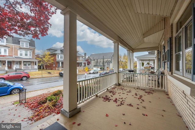 balcony with a porch