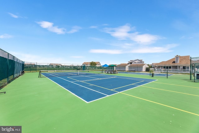 view of sport court