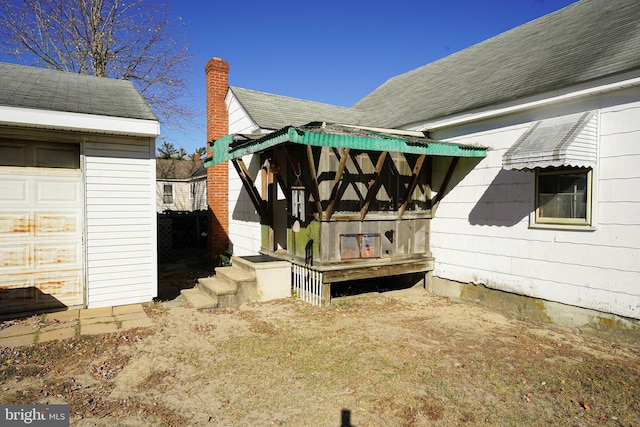 view of home's exterior