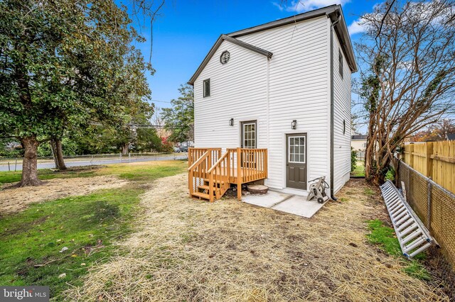 view of rear view of property