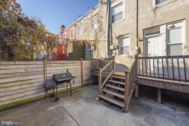 view of patio / terrace with grilling area