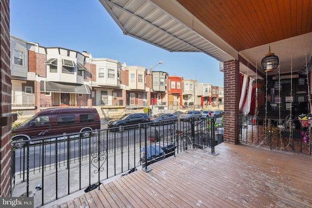 5019 N Franklin St, Philadelphia, PA 19120 - deck with a residential view