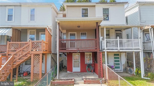 view of townhome / multi-family property