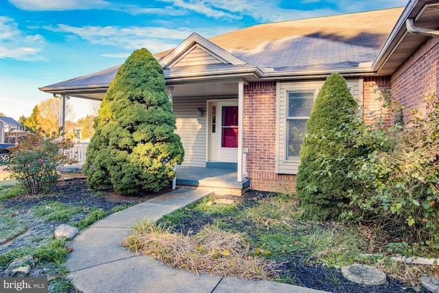 view of front of property