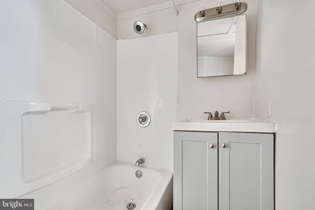 235 N Luzerne Ave N, Baltimore, MD 21224 - full bath featuring vanity and washtub / shower combination