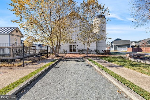 view of front of home