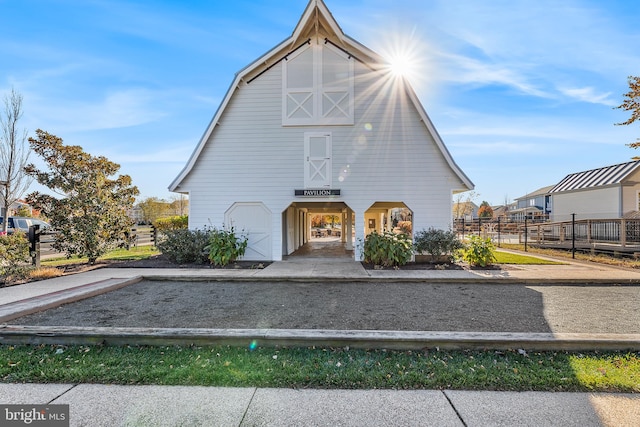 view of front of house