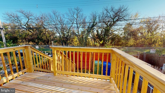 view of deck