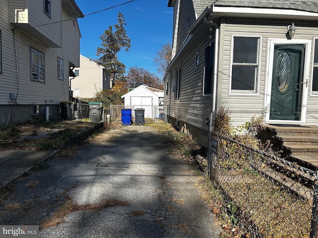 view of side of home