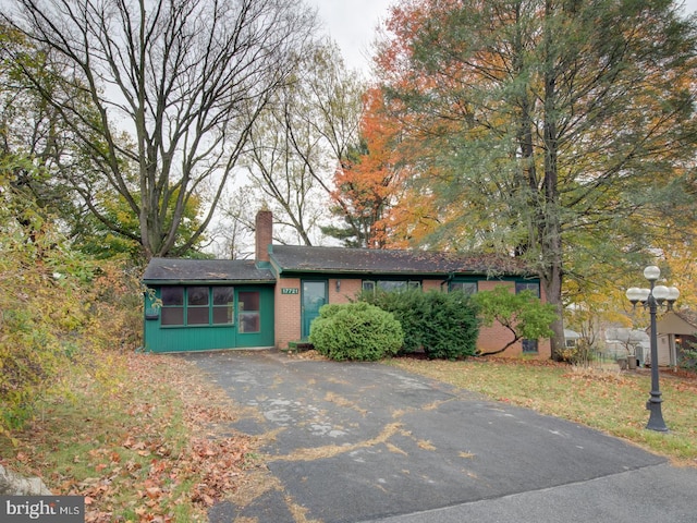 view of front of home