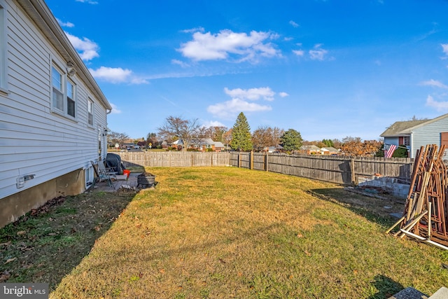 view of yard