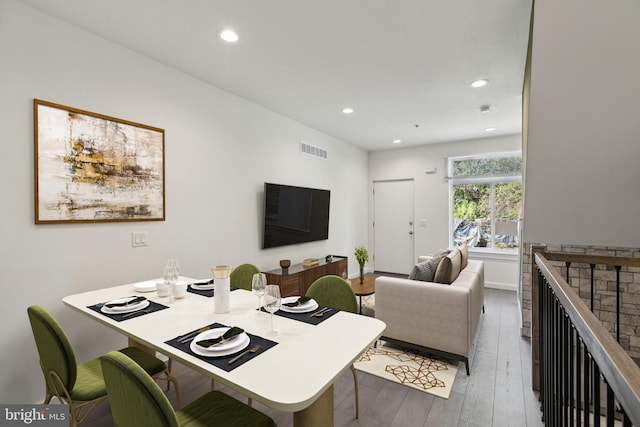 interior space featuring light hardwood / wood-style floors