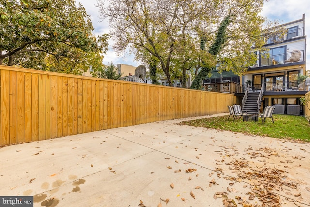 exterior space featuring a wooden deck