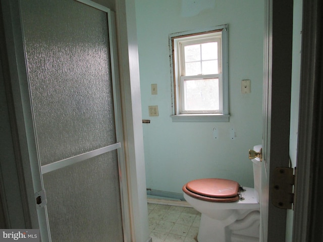 bathroom with toilet