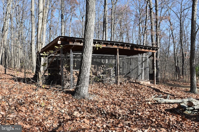 view of outbuilding