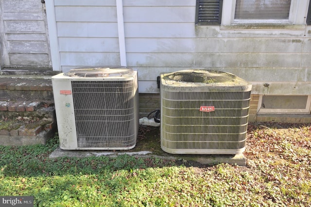 exterior details featuring central AC unit