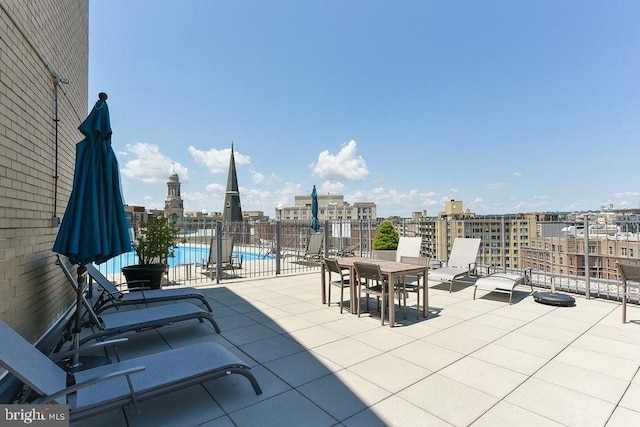 1239 Vermont Ave NW Unit 602, Washington, DC 20005 - view of patio featuring a community pool