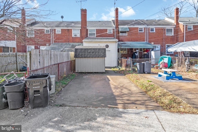 view of rear view of property