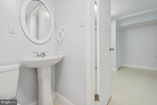 bathroom with toilet