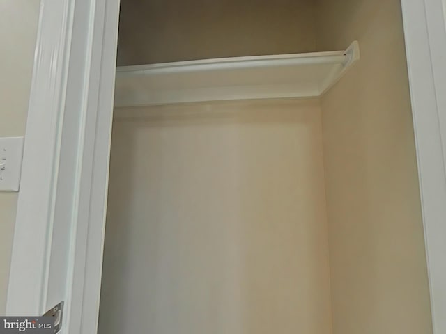 view of closet