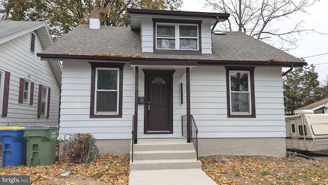 view of bungalow-style house