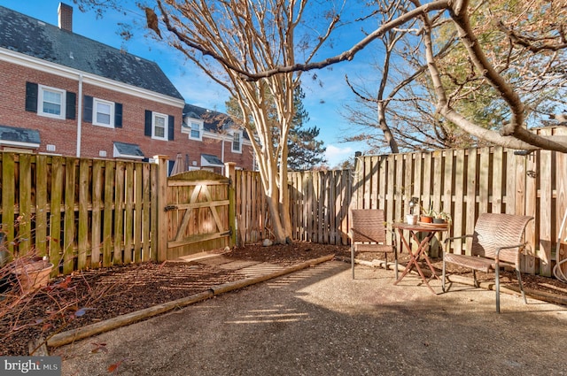 exterior space with a patio area