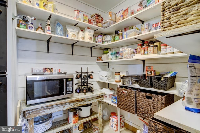 view of pantry