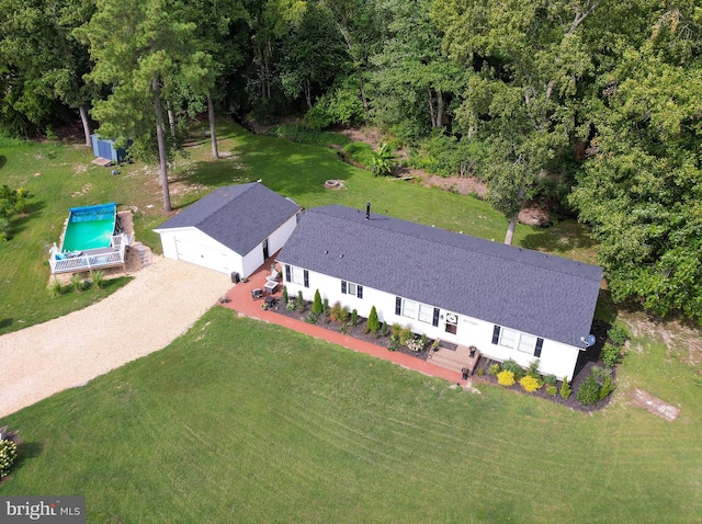 drone / aerial view