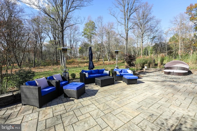 view of patio / terrace featuring outdoor lounge area