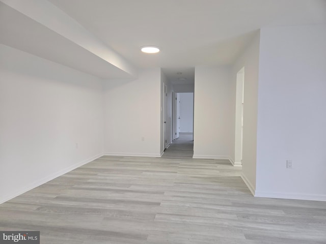 interior space featuring light hardwood / wood-style floors