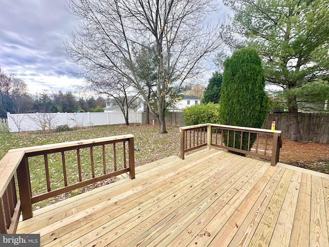 view of deck