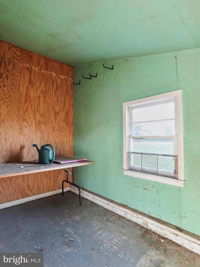 miscellaneous room featuring concrete floors