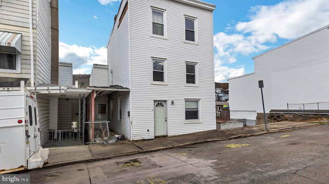 view of rear view of property