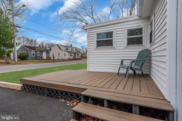 view of deck