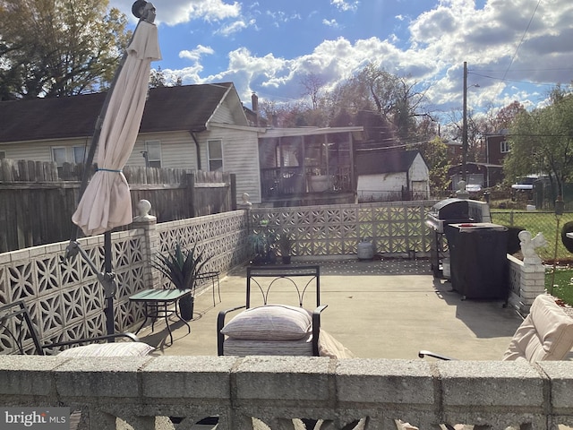 view of patio / terrace